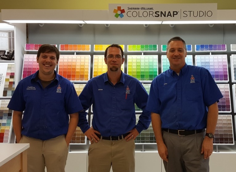 The guys at sherwin-williams Biddeford, Me