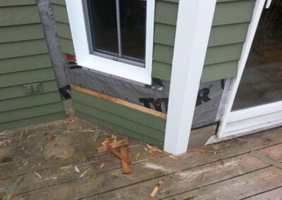 This is an exterior painting project in Bradly Scarborough Me