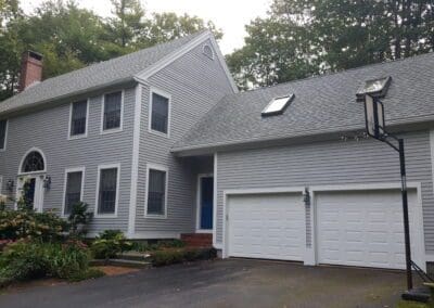 This is an exterior painting project