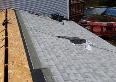 This is a roofing project in 302 Windham Me