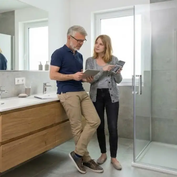 Completed kitchen and bath remodel by About Coatings,